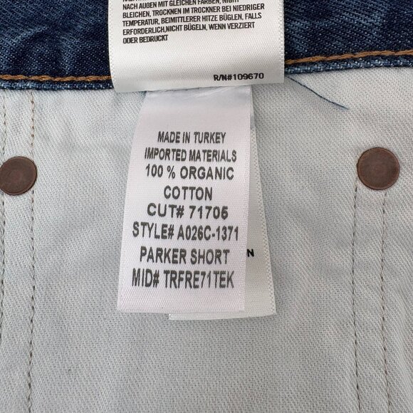 NEW Agolde Parker Jean Shorts | 31 Caution - Picture 13 of 14